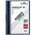 Duraclip, 3mm 30 Sheet Capacity, Dark Blueabc