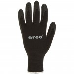 Arco Black Lycra Latex-Coated, Size 8abc