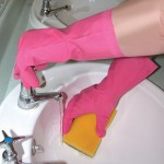Washing Up Gloves, Pink, Mediumabc