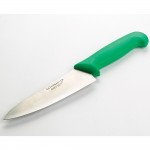 Cooks Knife, 16cm, Green Handleabc