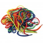 Threading Laces, Assorted Colours, Pack of 10abc