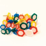 Indicator Pins, Assorted colours, Pack of 20, Smallabc