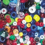 Beads, Plastic, 454g bag, Assorted Beadsabc