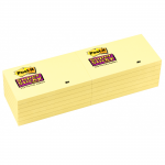 Post-It Super Sticky Canary, Pack of 12, 76mm x 127mmabc