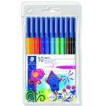 Staedtler Noris Colouring Pens, Pack of 10, Assorted Colours
