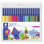 Staedtler Noris Colouring Pens, Pack of 20, Assorted Coloursabc