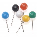 Map Tacks, Pack of 100, Assorted colours