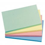 Sticky Notes, 75mm x 125mm, Pack of 12, Rainbow Coloursabc