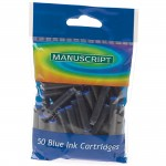 Cartridges, Pack of 50, Blueabc