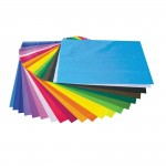 Tissue Paper, Squares, Pack of 480, Assorted Colours, 150mmabc