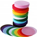 Tissue Paper, Circles, Pack of 480, Assorted Colours, 150mmabc