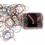 Rubber Bands, Assorted Colours, 75g Pack