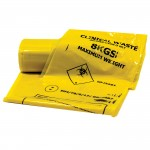 Clinical Waste' Sacks, Yellow, Roll of 25, 76x99cmabc