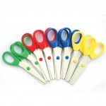 Scissors, Childrens Plastic, 125mm, Pack of 8