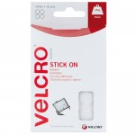 Velcro Hook and Loop Coins (White), 16mm, 16 sets