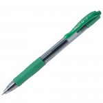 Gel Ink Retractable Pen, Greenabc