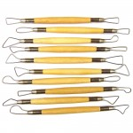 Clay Tools, Pack of 10, Wire-endedabc