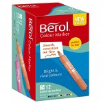 Berol Watercolour Markers, Bullet Tip, Pack of 12abc