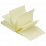 Quick Fanfold Notes, 75 x 76mm, Pack of 12abc