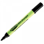Show-me Drywipe Pens, Medium Tip, Black, Pack of 10abc