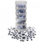 Wiggly Eyes, Stacks, Pack of 560abc