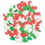 Christmas Foam Shapes, Pack of 100abc