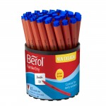 Berol Handwriting Round Pens, Pack of 42, Blueabc