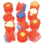 Dabbers, Foam, Assorted, Pack of 12abc