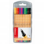 Stabilo Point 88 Fineliner, Assorted Colours, Pack of 10abc