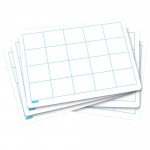 Drywipe Boards, A5 Gridded, Pack of 30abc