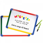 Magnetic Framed Whiteboards, A3, Pack of 5abc