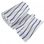 Cloths, Striped Colour Coded, Blue, Pack of 10abc