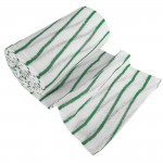 Cloths, Striped Colour Coded, Green, Pack of 10abc