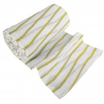 Cloths, Striped Colour Coded, Yellow, Pack of 10abc