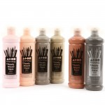 Ready Mixed Paint, Skin Tone, 600ml, Pack of 6abc