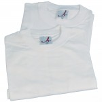 T-Shirt, White Cotton, 9-10 yearsabc