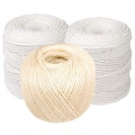 String, White Cotton, 500g balls, Thickabc