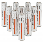 Batteries, Pack of 10, Size AAA Alkaline