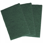 Scouring Pads, 23x15cm, Pack of 10, Greenabc
