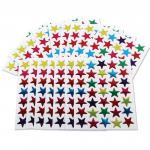 Peel and Stick Stars, Pack of 700, Colouredabc