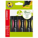 STABILO GREEN BOSS Recycled Highlighter, Pack of 4, Assorted  Colours