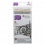 Sketching Pencils, Pack of 12, Assorted Gradeabc