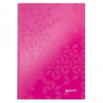 Leitz WOW Notebook A4 ruled with Hardcover, Pinkabc