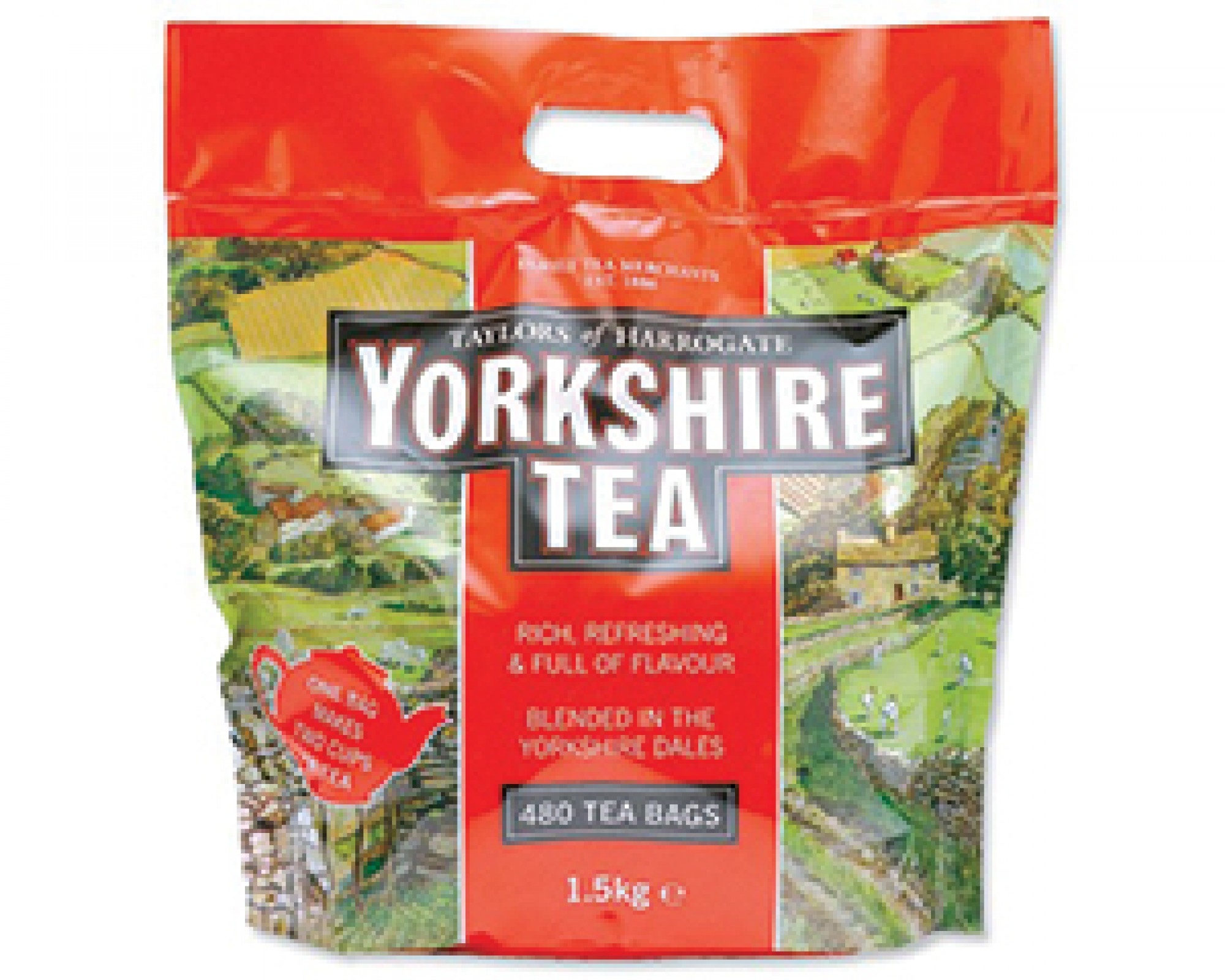 Tea Bags, Yorkshire, Pack of 480 - Supplies East Riding